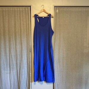 Melrose & Market blue maxi tank dress